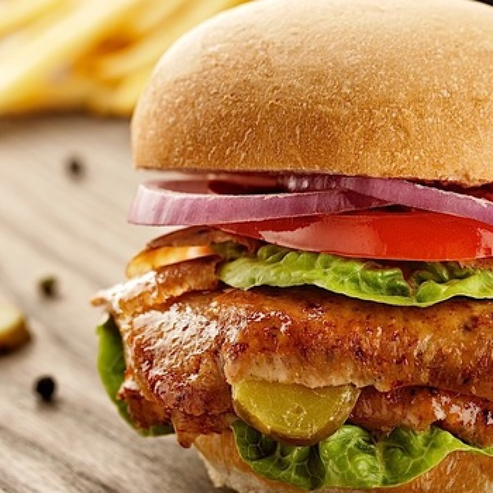 1/4 BEEF BURGER WITH DONER